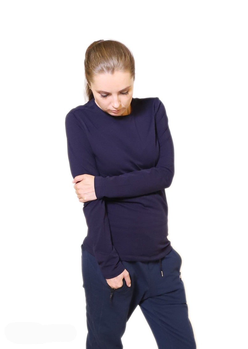 Dark Blue Body Shirt For Her